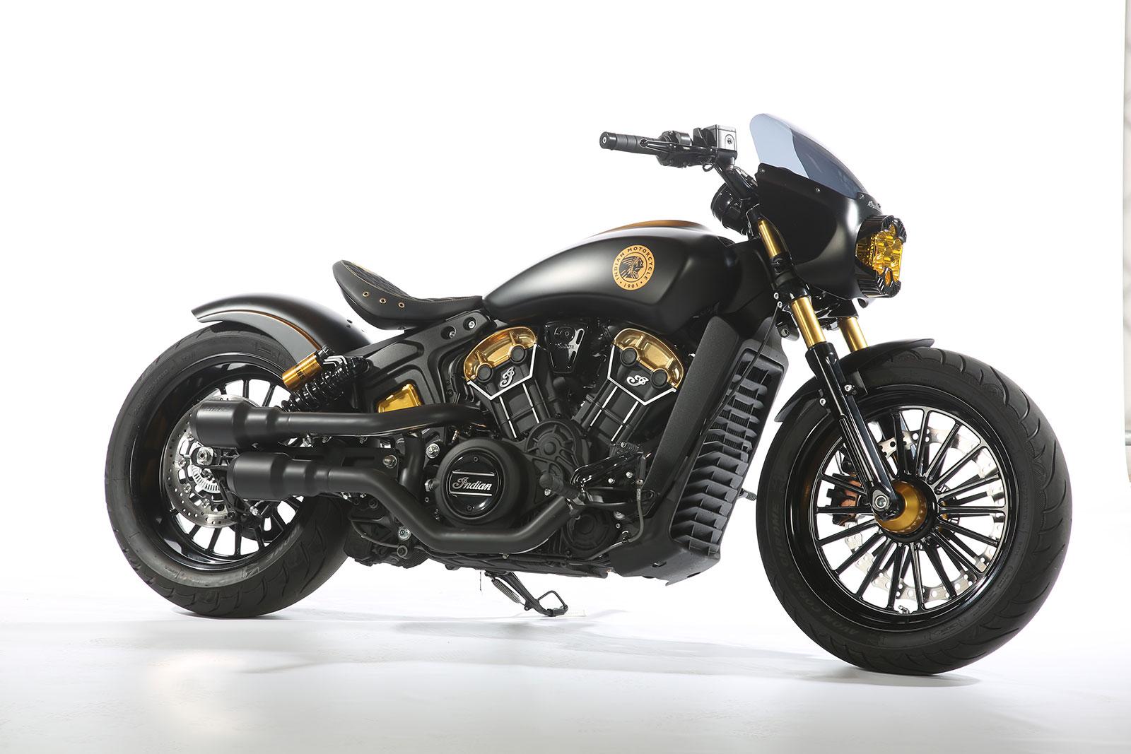 Budweis Custom Show 2023 - First Place Indian Scout class