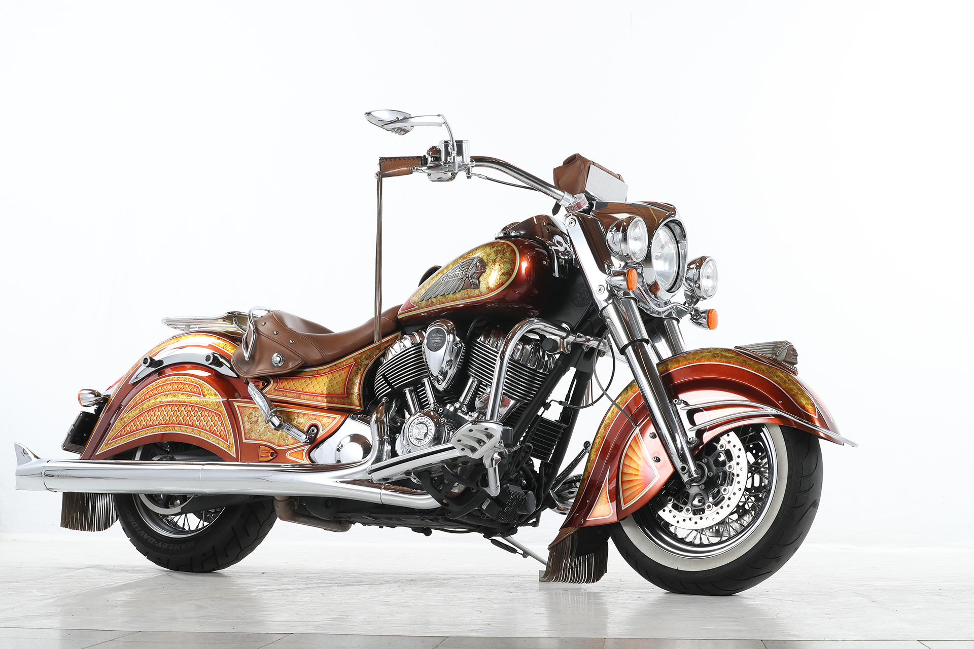Budweis Custom Show 2023 - First Place Indian Scout class