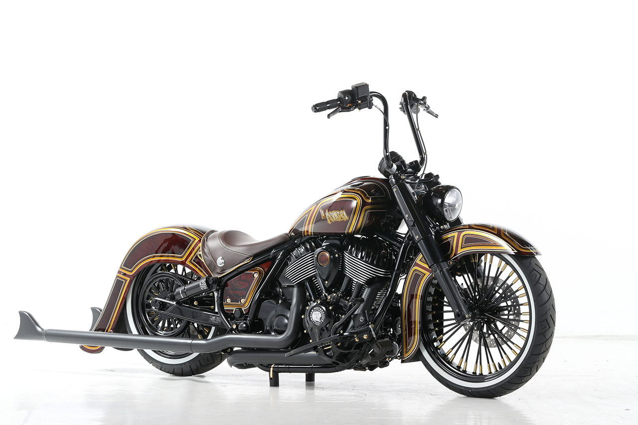 Budweis Custom Show 2023 - First Place Indian Scout class