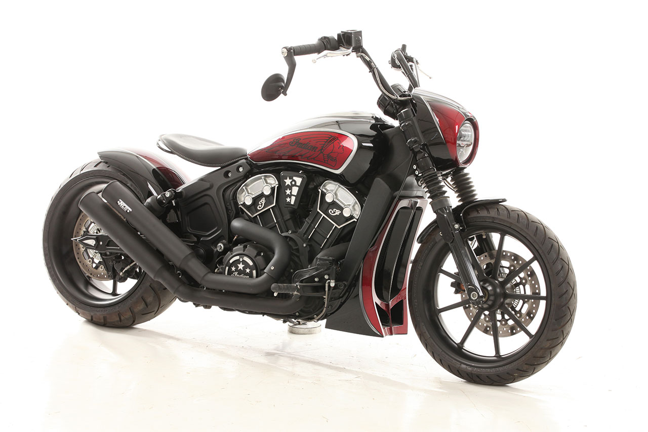 Budweis Custom Show 2023 - First Place Indian Scout class