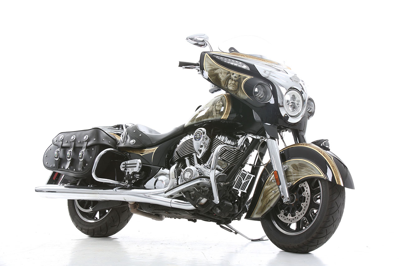 Budweis Custom Show 2023 - First Place Indian Scout class